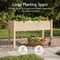 Best Choice Product 48x24x30in Raised Garden Bed, Elevated Wooden Planter for Yard w/ Foot Caps, Bed Liner